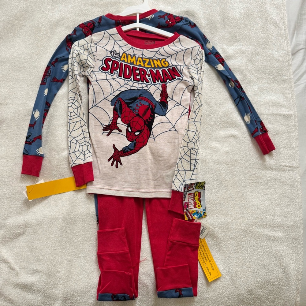 Marvel Spider-Man Kids Costume Set - Red and Blueq